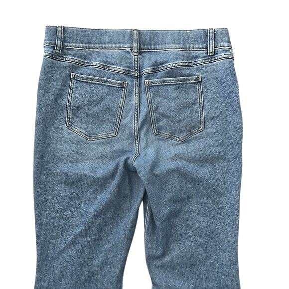 Spanx SpanxShape EveryWear Flare Jeans Size XL Pull On Shaping Indigo Blue - Picture 6 of 12